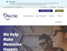 Tablet Screenshot of bluechipfcu.org